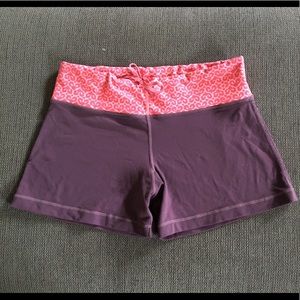 Lululemon yoga shorts, size 8
